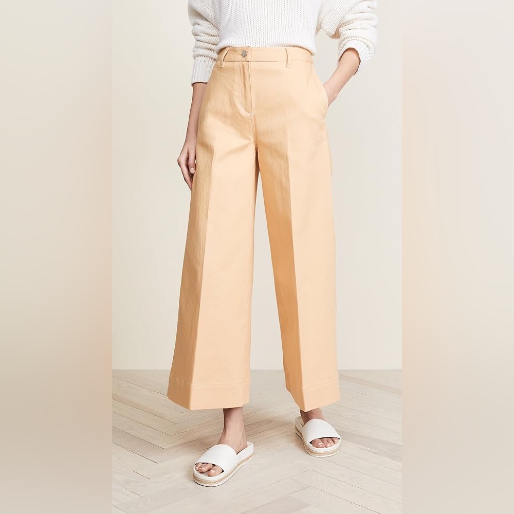 ELIZABETH AND JAMES Ace High Rise Wide Leg Denim Jeans Size 25 Palazzo Pants